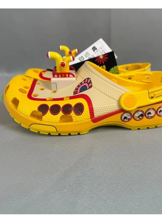 Crocs Beatles yellow submarine women size 9 men’s size 7 - Picture 5 of 7